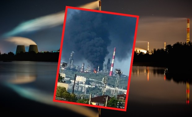 Kolejny pożar w rafinerii. Rosjanie otrzymali cios od Ukraińców