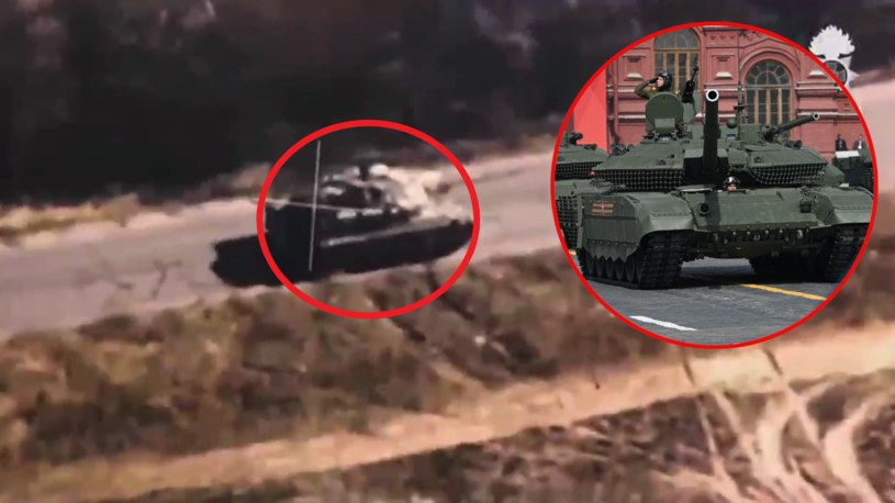 Kolejny rosyjski superczołg T-90M został rozerwany na strzępy /@UAWeapons /Twitter