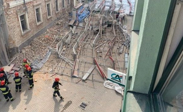 Kolejny wypadek budowlany w Wodzisławiu Śląskim