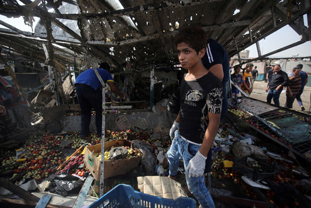 Kolejny zamach bombowy w Bagdadzie /AFP