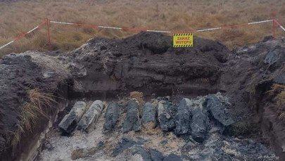 Kolejnych dziesięć niewybuchów znaleziono w Przedborzu. Zobacz wideo