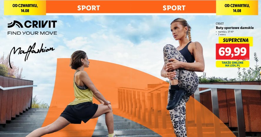 Kolekcja sportowa od znanej influencerki w Lidlu! /Lidl - materiały prasowe /INTERIA.PL