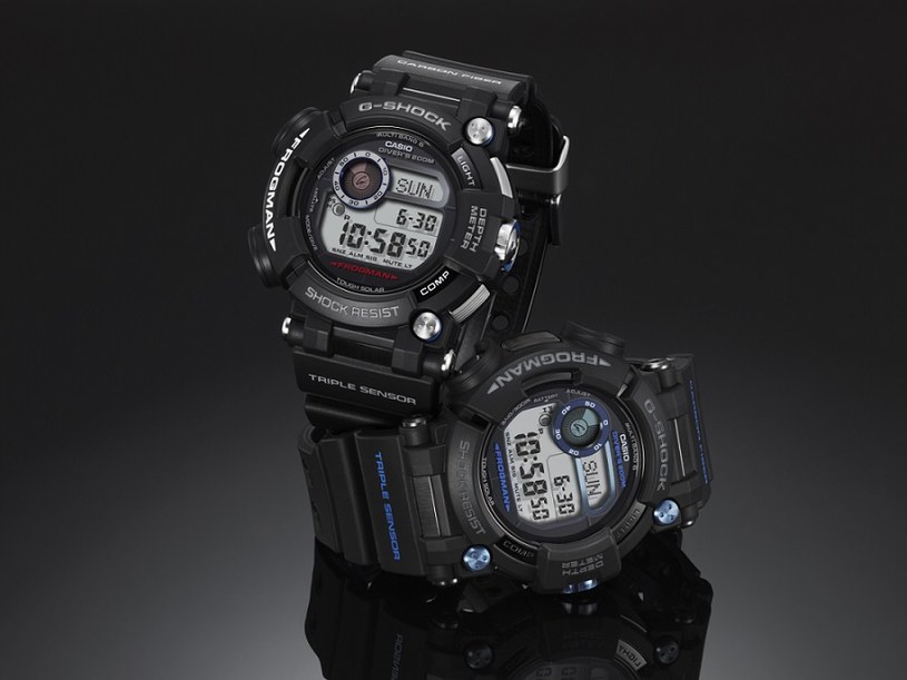 Kolekcja zegarków G-SHOCK Frogman to dwa modele: GWF-D1000-1 i GWF-D1000B-1 /materiały prasowe