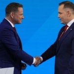 Koleś i kaczka. Wymiana ciosów między Nawrockim i Trzaskowskim