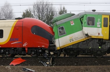 Kolizja pociągów pod Warszawą