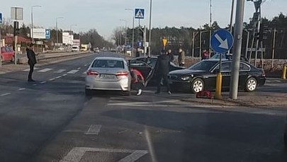 Kolizja z udziałem limuzyny Służby Ochrony Państwa pod Warszawą