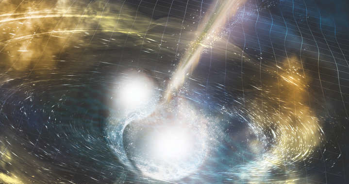 Kolizje gwiazd neutronowych mogą pozwolić na najdokładniejszy pomiar stałej Hubble'a /NASA