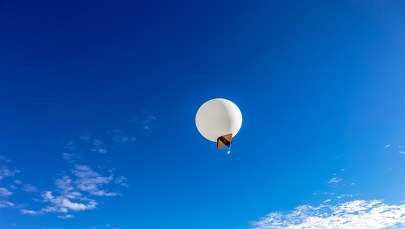 ​Koło Ełku spadł balon. Prawdopodobnie meteorologiczny