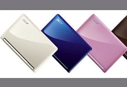 Kolorowe i lśniące obudowy laptopów Aspire One (Fot. TechGadgets.in) /CafePC.pl