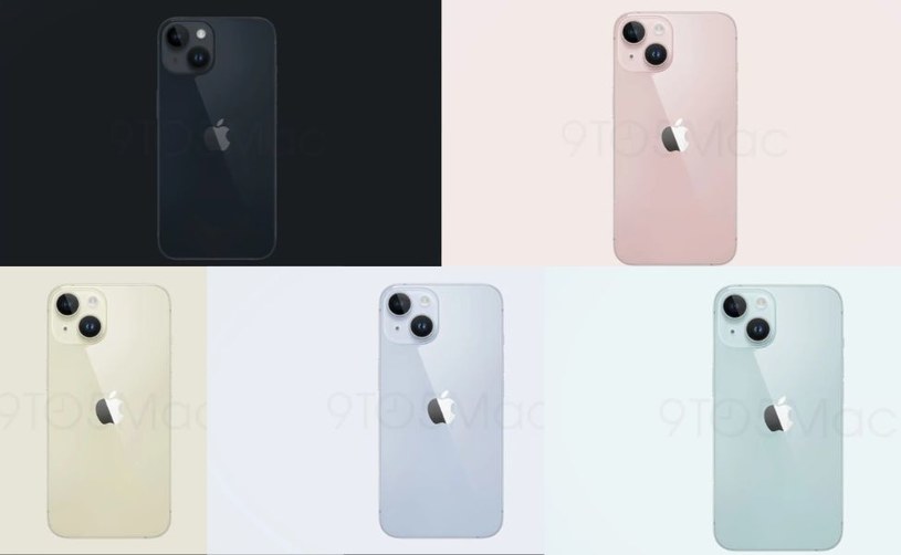 Kolory iPhone 15 i iPhone 15 Plus. /9to5Mac /materiał zewnętrzny