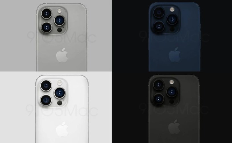 Kolory iPhone 15 Pro i Pro Max. /9to5Mac /materiał zewnętrzny