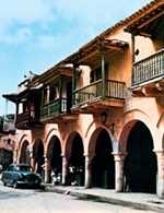 Kolumbia, Kartagena, domy w stylu andaluzyjskim /Encyklopedia Internautica