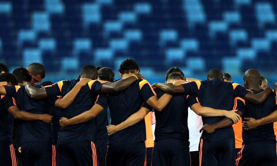 Kolumbijczycy w trakcie treningu /Mauricio Duenas Castaneda /PAP/EPA