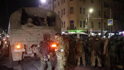 Kolumna pojazdów Grupy Wagnera przybyła na Białoruś