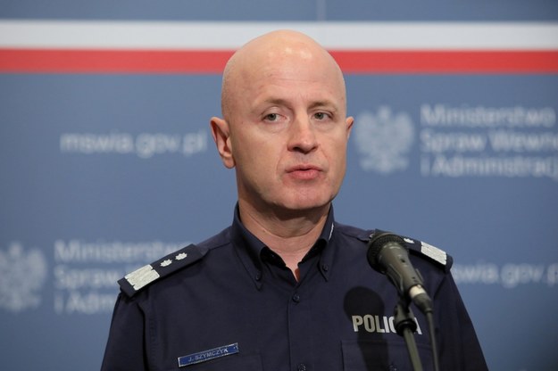 Komendant Główny Policji Jarosław Szymczyk / 	Leszek Szymański    /PAP
