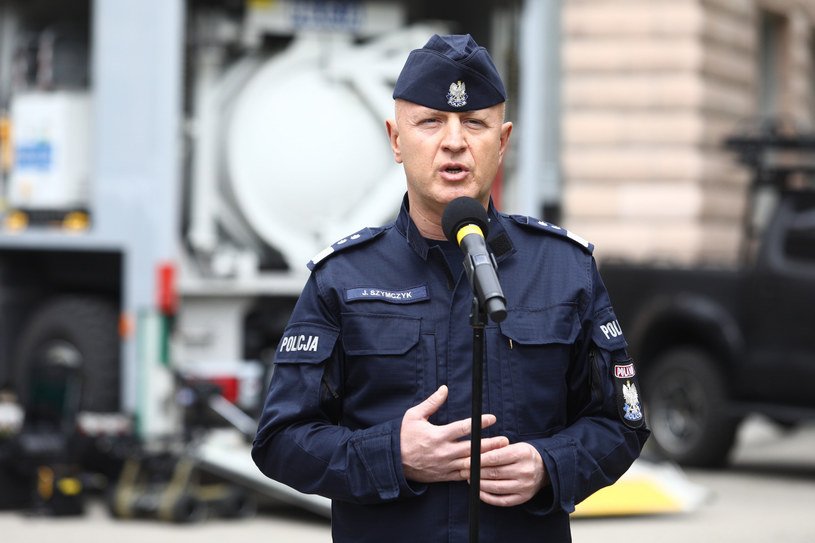 Komendant główny policji Jarosław Szymczyk /Tomasz Jastrzębowski /Reporter