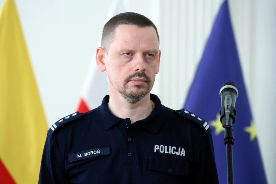 Komendant główny policji nadinsp. Marek Boroń /Wojciech Olkuśnik /East News