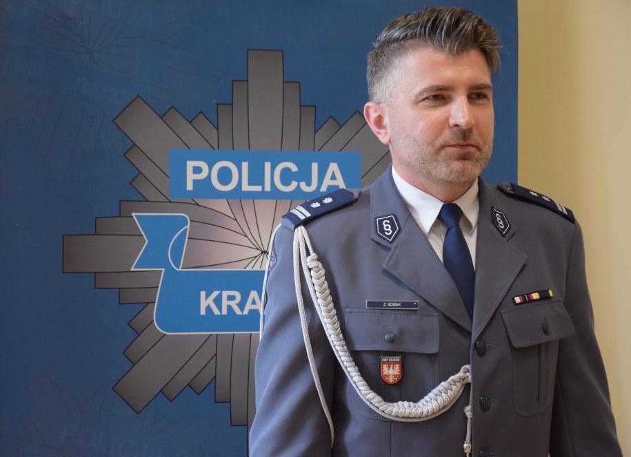 Komendant Miejski Policji w Krakowie Zbigniew Nowak /KWP w Krakowie  /
