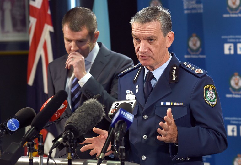 Komendant policji Nowej Południowej Walii Andrew Scipione /AFP