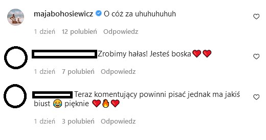 Komentarze pod postem Halejcio na IG klaudiahalejcio/ /Instagram