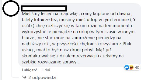 Komentarze pod postem na koncie @polacynazanzibarze /Facebook