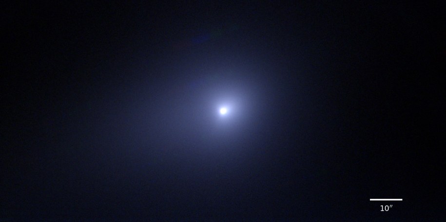 Kometa 3I/ATLAS obserwowana przez teleskop Subaru 13 grudnia 2025 roku /Fot. National Astronomical Observatory of Japan /Materiały prasowe