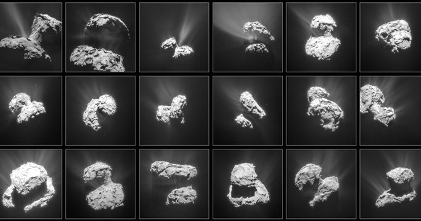 Kometa 67P w obiektywie sondy Rosetta. /materiały prasowe
