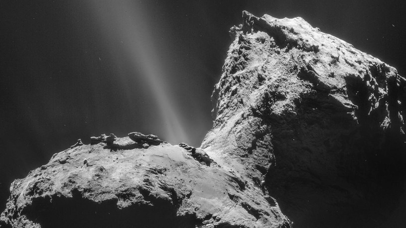 Kometa 67P z bliska /materiały prasowe
