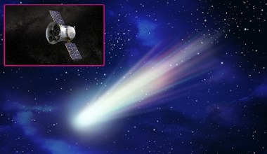 Kometa międzygwiezdna na filmie z sondy NASA. Pędzi przez Układ Słoneczny