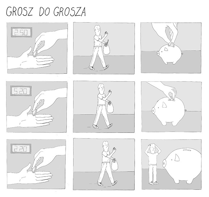 Komiks: Grosz do grosza /INTERIA.PL