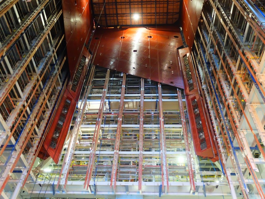 Komin w bloku numer 5 Elektrowni Opole, czyli duże palenisko. /Mat. prasowe /RMF FM