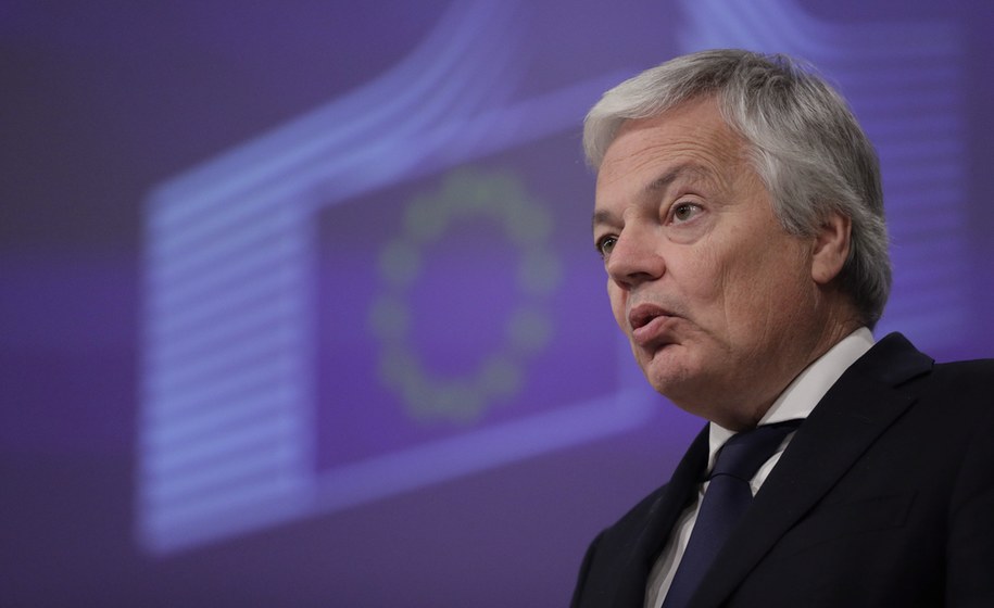 Komisarz ds. sprawiedliwości Unii Europejskiej Didier Reynders /OLIVIER HOSLET /PAP/EPA