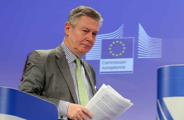 Komisarz Karel De Gucht /OLIVIER HOSLET /PAP/EPA