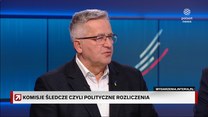 Komorowski o komisjach śledczych: Prokuratura "pisowsko-ziobrowa" nie podjęła żadnych wysiłków