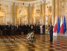 Komorowski otrzymał uchwałę o wyborze na prezydenta