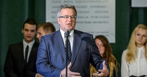 Komorowski podpisał ustawę. 280 mln zł weźmie KWK Kazimierz-Juliusz /PAP