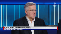 Komorowski w Polsat News o ustawie dot. SN: PiS musiało się ukorzyć przed KE