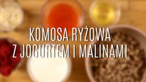 Komosa ryżowa z jogurtem i malinami