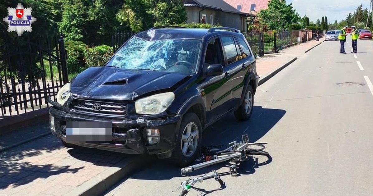 Kompletnie pijana potrąciła rowerzystkę z dzieckiem /Policja