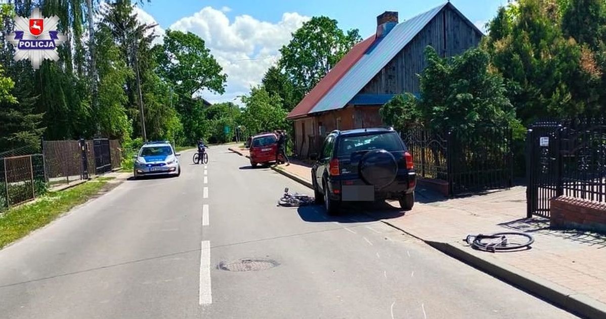 Kompletnie pijana potrąciła rowerzystkę z dzieckiem /Policja