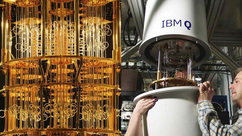 Komputer kwantowy firmy IBM /IBM /materiały prasowe