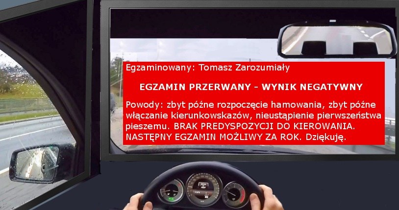 Komputer odrzuci osobę, która ma skłonności do brawurowej jazdy /Informacja prasowa