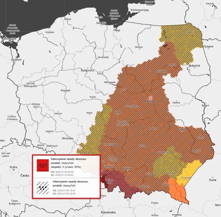 ‼️KOMUNIKAT #IMGW‼️ / IMGW-PIB METEO POLSKA