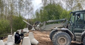 "Komunikat, którym odstraszamy wroga". Zapora na granicy z Rosją