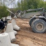 "Komunikat, którym odstraszamy wroga". Zapora na granicy z Rosją