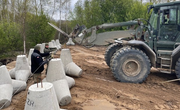 "Komunikat, którym odstraszamy wroga". Zapora na granicy z Rosją