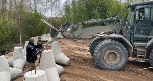 "Komunikat, którym odstraszamy wroga". Zapora na granicy z Rosją