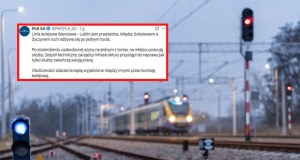 Komunikat PKP PLK ws. groźnego incydentu na torach w Życzynie