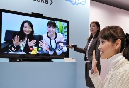 Komunikator Skype w telewizorach Panasonic /AFP
