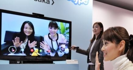 Komunikator Skype w telewizorach Panasonic /AFP